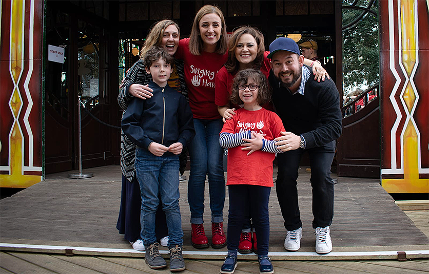 Dottie and family with Singing Hands