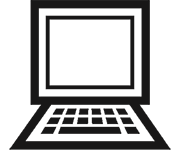 Makaton symbol for Computer