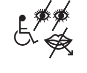 Makaton symbol for Disability