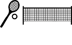 Makaton symbol for Tennis